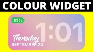 How to Use Color Widgets iOS 14 How to Add Custom Colour Widget on iOS 14