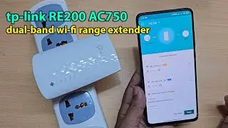 tp-link re200 ac750 wifi range extender setup