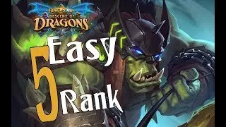 EASY 5 RANK (FACE HUNTER) Descent of Dragons packs hearthstone