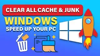 How to Clear ALL CACHE & JUNK From Windows Speed Up Your PC