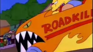 Bart gana la carrera de auto - Momento Padre e Hijo Los Simpson