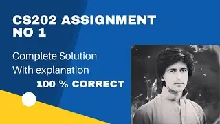 Cs202 Assignment No 1 solution Spring 2022