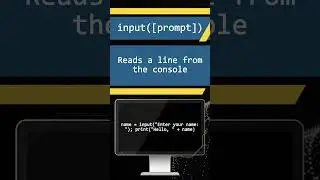 Diving into Python's input() Function #pythonic #coding #phython #pythonprogramming #css #python