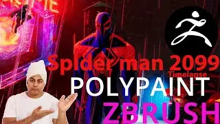 Spider-Man 2099 ( Miguel O'Hara ) | CGI making | ZBrush   @sonypictures