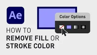 How to remove fill or stroke color from shape