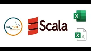 Export data to CSV and Excel by extracting from MySQL DB tables using Scala