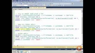 Cross Apply & Outer Apply in SQL Server