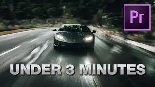 How To Speed Ramp In Premiere Pro UNDER 3 MINUTES