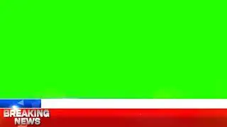 Green Screen Breaking News Lower Third || Free Download || 