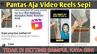 Cara Upload Video Reels Facebook dan Membuat Sampul / Tumbnail 