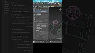 Creating a Realistic Water Simulation in 3ds Max #shorts #3dsmax #simulation #liquids