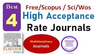 Scopus Indexed Multidisciplinary Journals || High Acceptance Journals