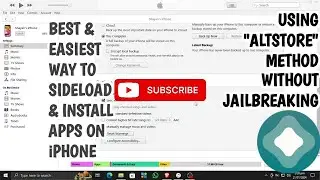 HOW TO EASILY SIDELOAD APPS ON ANY iPHONE OR iPAD USING AltStore ON WINDOWS WITHOUT JAILBREAKING