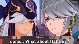 ALHAITHAM Talks About The HAT GUY Cutscene Genshin Impact