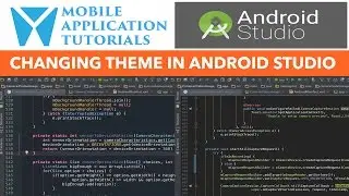 Changing color font theme in android studio