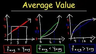 Average Value of a Function Over an Interval - Calculus