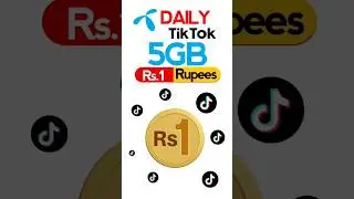 Telenor TikTok Package in 1 Rupees - TikTok Package Telenor