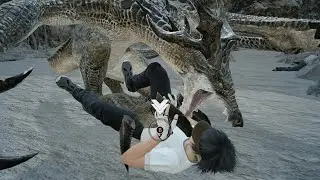 Final Fantasy XV: vore and grab attacks