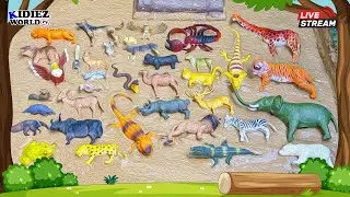 Safari Adventures: Learn African Animals Names and Sounds! | Fun Learning Video for Kids