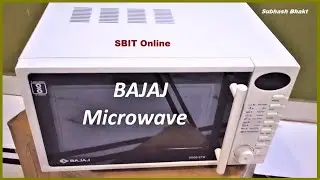 BAJAJ 2005 ETB Microwave Oven Unboxing