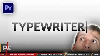 TYPEWRITER TEXT Tutorial & Free Template (Adobe Premiere Pro 2024)