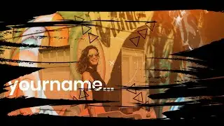 Brush Slideshow Intro Template 
