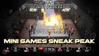 AEW Fight Forever: Mini-Games Sneak Peek!