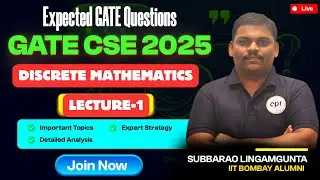 EXPECTED QUESTIONS OF DMS | LECTURE - 1 | GATE CSE & GATE DA