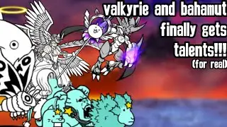 (For real this time) The Battle Cats - Valkyrie and Bahamut talents unlocking stages!!!