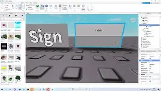Как сделать в блоке табличку в РОБЛОКС СТУДИО | Roblox Studio Tutorial