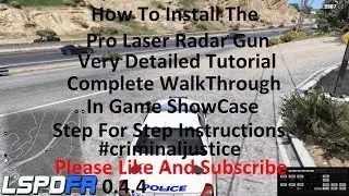 How to Install The Handheld Pro Laser Radar Gun.