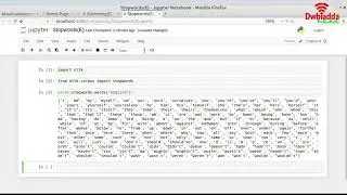 Intro to stopwords removal in nltk with example | NLP tutorial