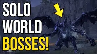 Soloing World Bosses In ESO!! Solo PVE Magicka Sorcerer Build Conquers ALL!