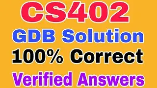 CS402 Gdb Solution 2024 || Cs402 gdb solution Spring 2024||Cs402 gdb 2024|| Cs402 gdb solution 2024