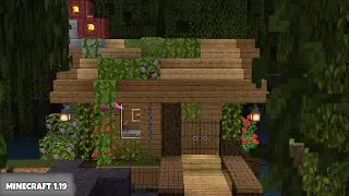 MINECRAFT 1.19 : КАК ПОСТРОИТЬ КРАСИВЫЙ СТАРТОВЫЙ ДОМ В МАЙНКРАФТ ?