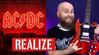 AC/DC Realize Guitar Lesson - from Power Up Album (How To Play Song Tutorial) 