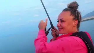 Вышли на вечернюю рыбалку! Клевало у всех! Алакольский окунь!