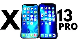 iPhone X vs iPhone 13 Pro Speed Test!