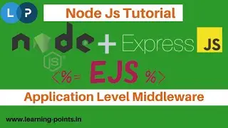 Middleware in node js | Application Level Middleware | Node Js Tutorial | Learning Points
