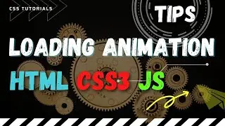 How to make Loading Animation in CSS3 Javascript HTML5 in 2022
