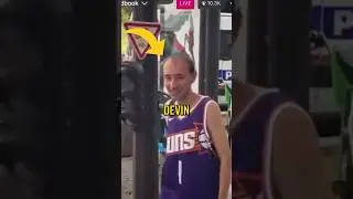 D Book meets fan wearing his jersey in Paris 🔥🫡