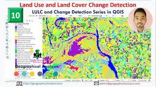 Land use and Land cover change Detection using Landsat Data in QGIS