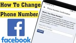 How to Change or Add Phone number in Facebook Account || Facebook me phone numbers change kaise kare