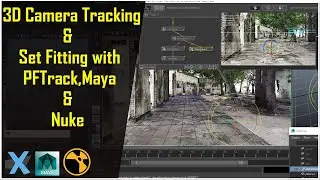 PFTrack - Set Fitting with PFTrack,Maya & Nuke || 3D Camera Tracking & Set Fitting