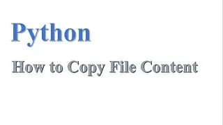 Python Tutorial ||How to Copy File Contents in Python (Hindi)|| CodeMania