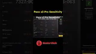 Poco X3 Pro Bgmi Sensitivity Setting | Poco x3 pro Bgmi Sensitivity Code | Poco X3 Pro Sensitivity