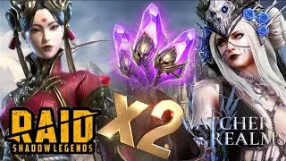 🔥Raid: SL ДЯДЯ О | Х2 VOID + Х10 ШУ ДЖЕНЬ | ОТКРЫТИЯ ОСКОЛКОВ | WATCHER OF REALMS х10 Morrigan  🔥