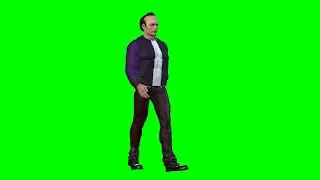 Green Screen Man Walk