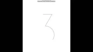 Python Turtle - Draw the number 3