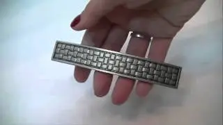 Мебельная ручка Gamet под старое серебро UG19 0096 GA011
